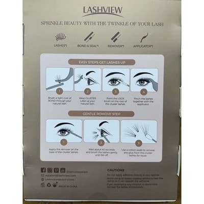 LASHVIEW Flutter Frenzy Cluster Lashes Kit Mega Pack - Thumbnail 2