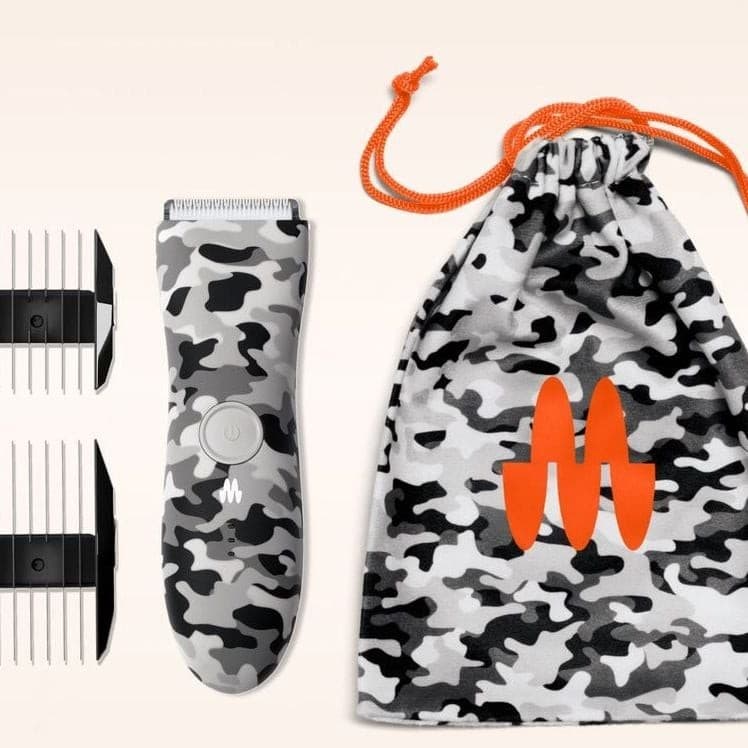 Meridian The Trimmer Electric Below-the-Belt Body Hair Groomer, Camo Edition - Thumbnail 2