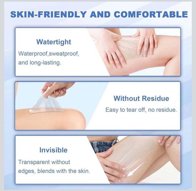 Lift & Glow Patches Invisible Waterproof Thigh Lifting Tape for Sagging - Thumbnail 3