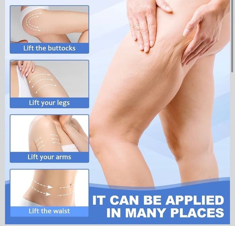 Lift & Glow Patches Invisible Waterproof Thigh Lifting Tape for Sagging - Thumbnail 2