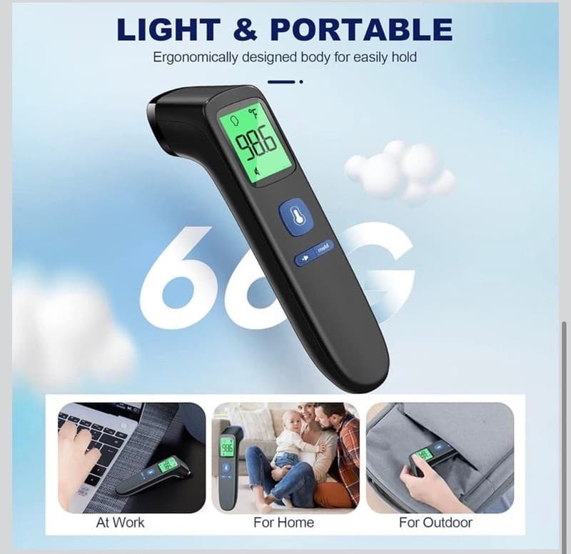 Goodbaby FC-IR202 Non-Contact Infrared Forehead Thermometer with 35 Memory Sets - Thumbnail 7