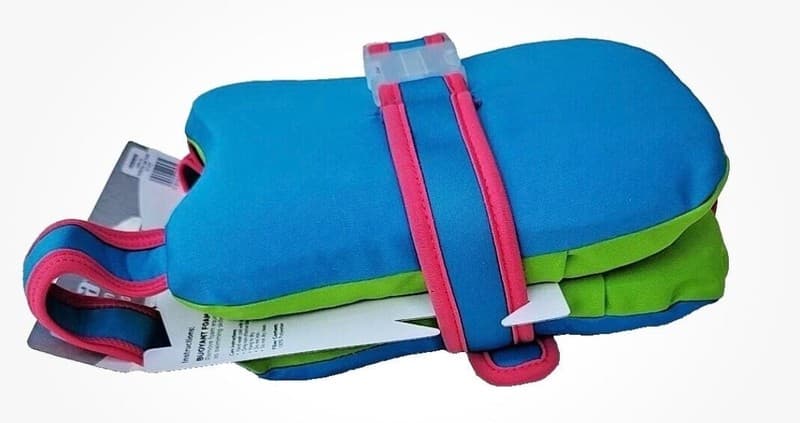 Aqua Swim School Progressive Swim Trainer Vest, 3-5 Years, Max 38 lbs, Blue Sea - Thumbnail 2