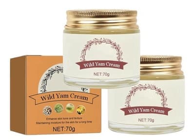 Wild Yam Cream, Moisturizes Enhances Skin Tone & Texture 70g/2.47 Oz New/Sealed
