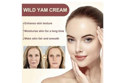 Wild Yam Cream, Moisturizes Enhances Skin Tone & Texture 70g/2.47 Oz New/Sealed - Thumbnail 3