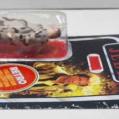 Star Wars Retro Collection Han Solo (Endor) Action Figure - Thumbnail 4