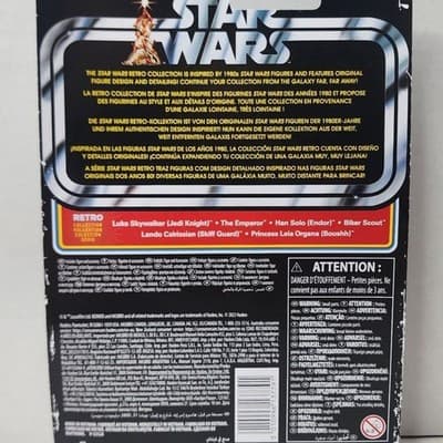 Star Wars Retro Collection Han Solo (Endor) Action Figure - Thumbnail 7
