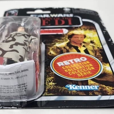Star Wars Retro Collection Han Solo (Endor) Action Figure - Thumbnail 3