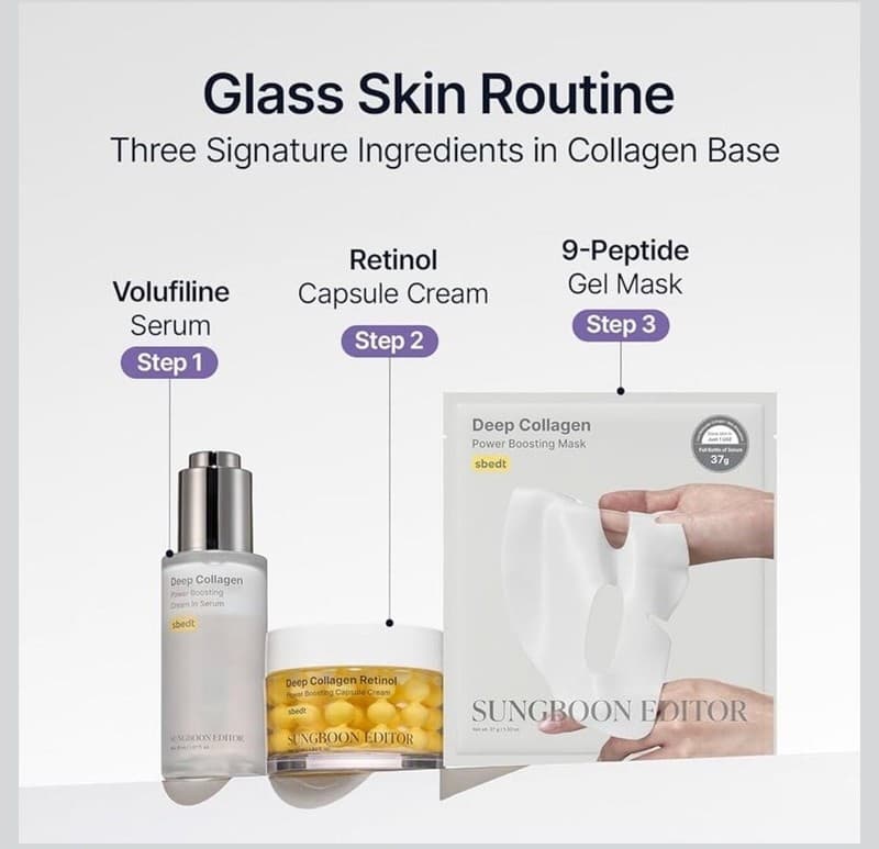 SUNGBOON EDITOR Deep Collagen Power Boosting Cream In Serum - 30ml - Thumbnail 8