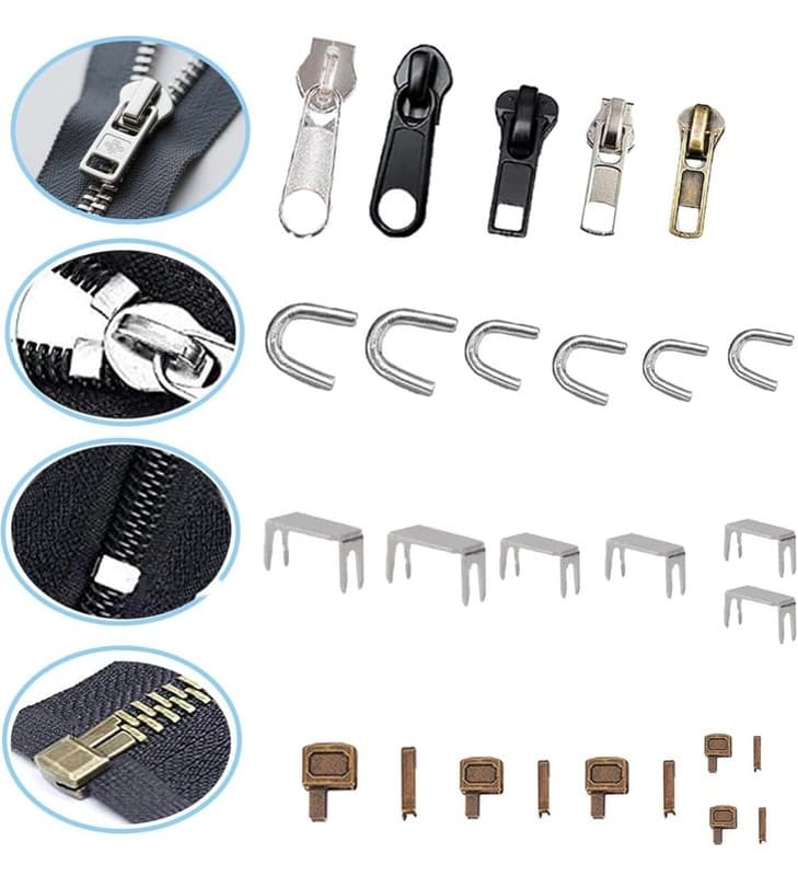 DmHirmg Zipper Set Zipper Kit A : : Home - Thumbnail 3