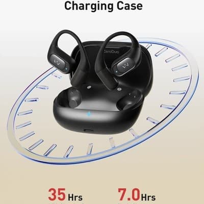 iWALK ZeroDuo Open-Ear Bluetooth 5.4 Headphones Black - Thumbnail 3