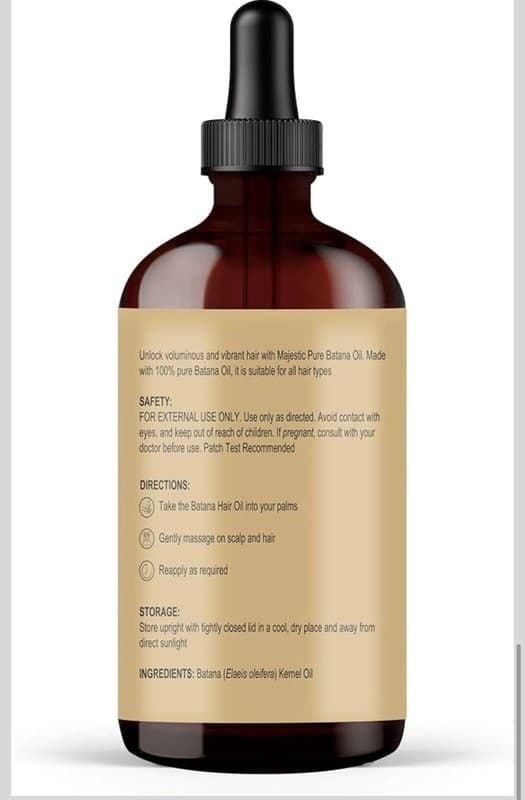 Majestic Pure Batana Oil for Hair & Scalp, 4 fl oz - Thumbnail 6
