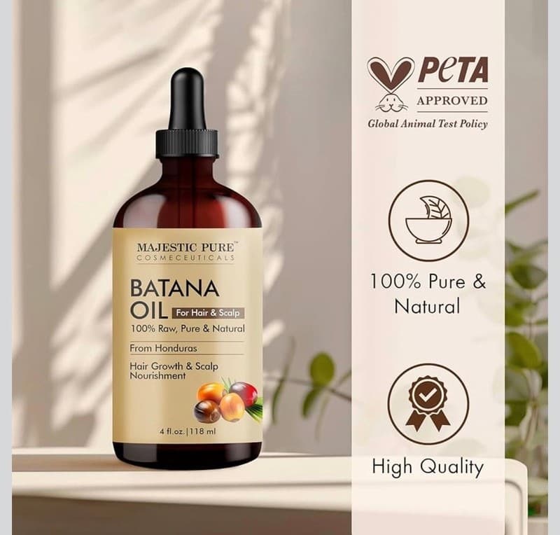 Majestic Pure Batana Oil for Hair & Scalp, 4 fl oz - Thumbnail 5