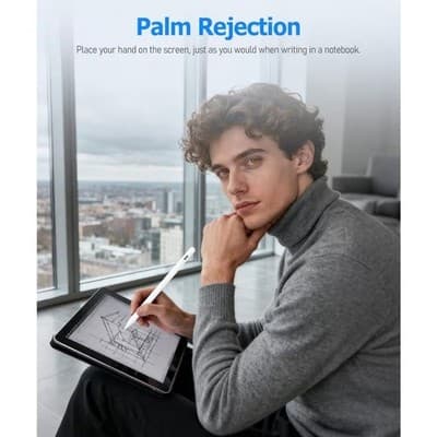Stylus Pen for iPad with Palm Rejection, Tilt Sensitivity, 3 LED Battery Indicat - Thumbnail 5