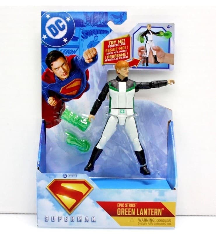 Spin Master DC Comics Superman Epic Strike Green Lantern 6-Inch Action Figure - Thumbnail 7