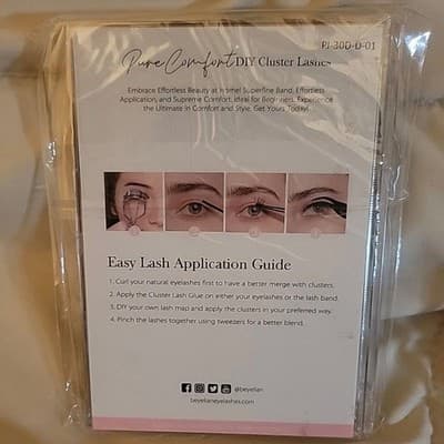 BEYELIAN Pure Comfort DIY Cluster Lashes PJ-30D-D-01 Individual Eyelash Extensio - Thumbnail 2
