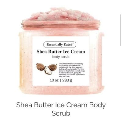 Essentially Kate’s Shea Butter Ice Cream Body Scrub – 10 oz / 283g - Thumbnail 2