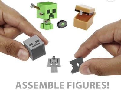 Minecraft Mob Head Minis Creeper Target Practice BowArrow Music Disc Collectable - Thumbnail 3