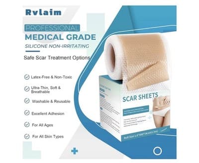 ⭐ Silicone Scar Sheets – Professional Medical-Grade Scar Tape ⭐ - Thumbnail 3