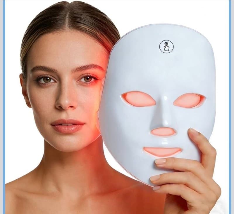 IOBTY 7 Color LED Facial Beauty Light Therapy Instrument Cordless Face Mask - Thumbnail 2