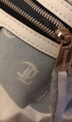 Juicy Couture Besteseller Rosie Mini Backpack Gothic Denim White JC Logo NWT - Thumbnail 9