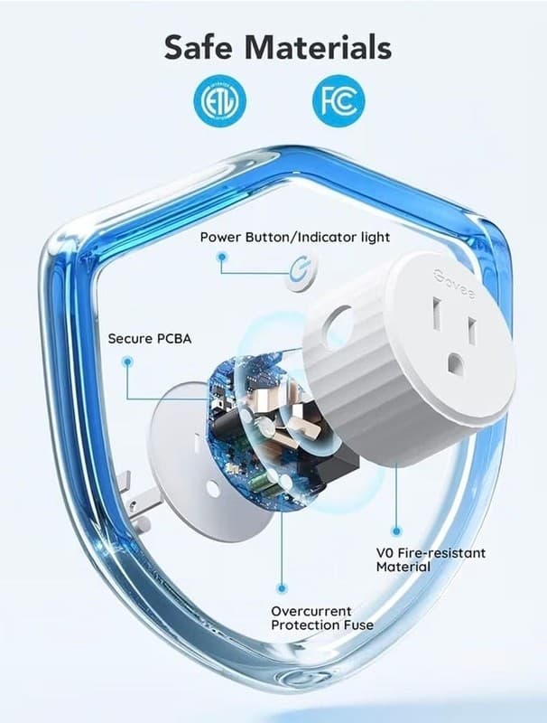 Govee Smart Plug Wi-Fi & Bluetooth 4-Pack - Thumbnail 5