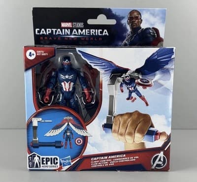 Marvel Epic Hero Captain America: Brave New World Flight Control Action Figure - Thumbnail 7
