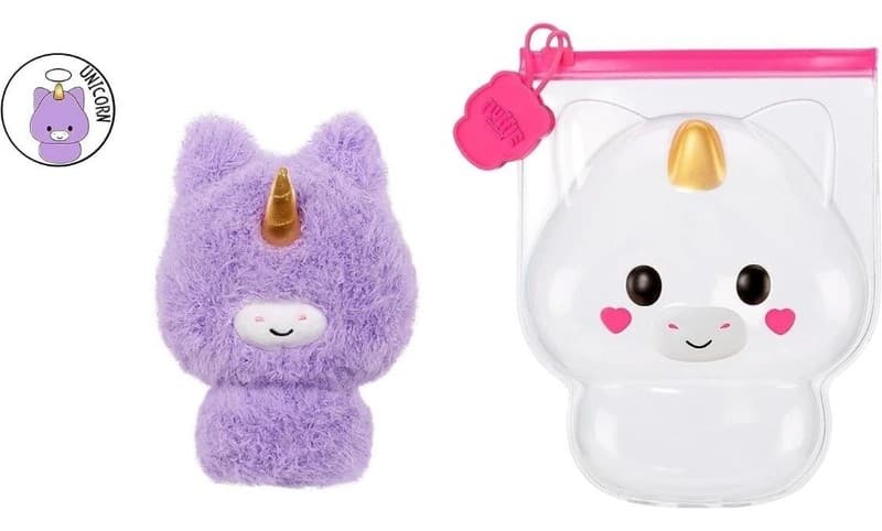 Fluffie Stuffiez Unicorn Plush Toy with Storage Pouch - Thumbnail 6