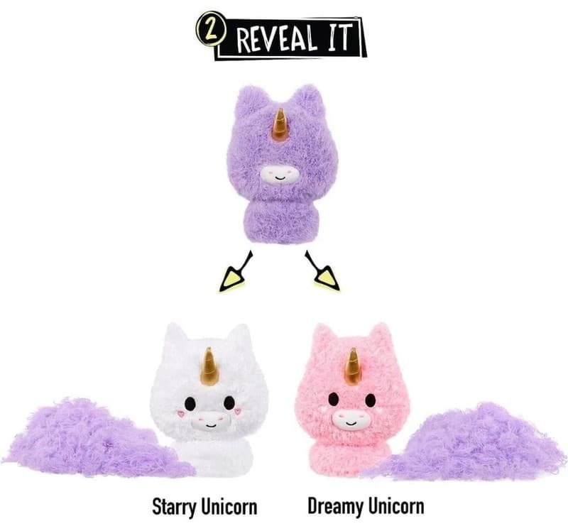 Fluffie Stuffiez Unicorn Plush Toy with Storage Pouch - Thumbnail 4