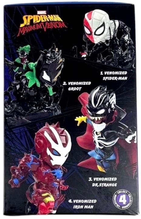 Beast Kingdom Marvel Spider-Man Maximum Venom MEA-018 Venomized Iron Man Figure - Thumbnail 9