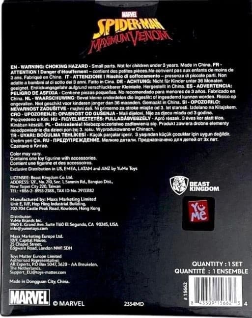 Beast Kingdom Marvel Spider-Man Maximum Venom MEA-018 Venomized Iron Man Figure - Thumbnail 10