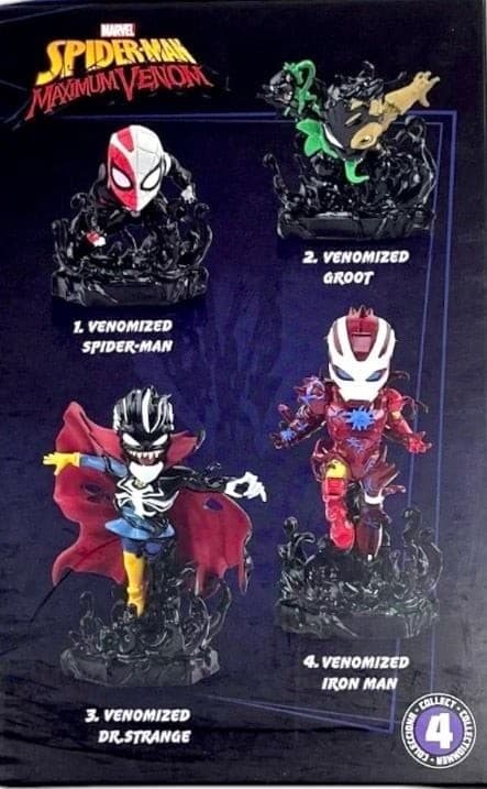 Beast Kingdom Marvel Spider-Man Maximum Venom MEA-018 Venomized Iron Man Figure - Thumbnail 8