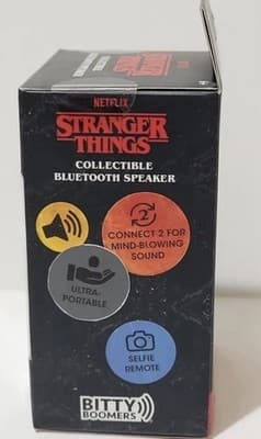 Stranger Things Bitty Boomers Exclusive Collectible Bluetooth Speaker Dustin - Thumbnail 2