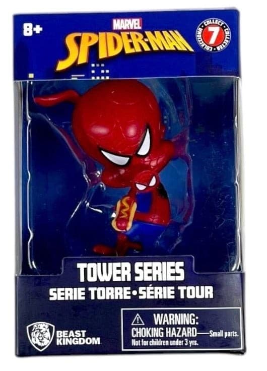 Beast Kingdom Marvel Spider-Man Tower Series Spider-Ham Figure - Thumbnail 4