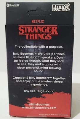Stranger Things Bitty Boomers Exclusive Collectible Bluetooth Speaker Dustin - Thumbnail 3