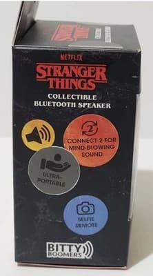 Stranger Things Bitty Boomers Exclusive Collectible Bluetooth Speaker Dustin - Thumbnail 4