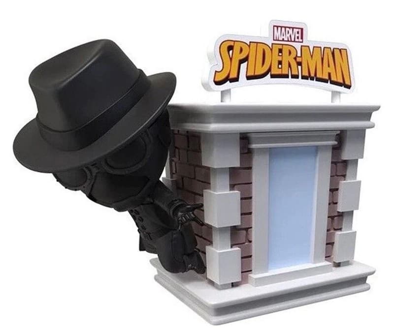 Beast Kingdom Marvel Spider-Man Tower Series Spider-Man Noir Figure - Thumbnail 6
