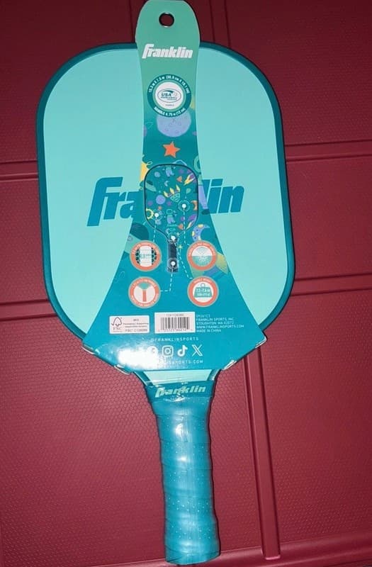 Franklin Sports Youth Leo Chun Space Graphic Fiberglass Pickleball Paddle - Thumbnail 2