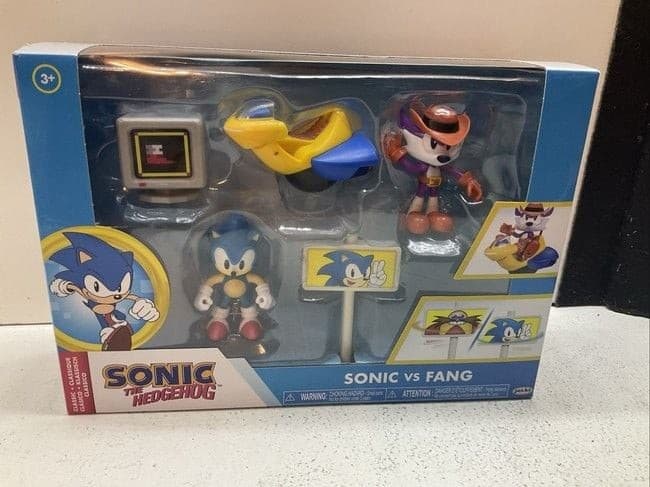 Sonic The Hedgehog Sonic vs Fang 2.5-Inch Diorama Playset