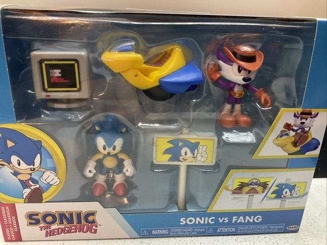 Sonic The Hedgehog Sonic vs Fang 2.5-Inch Diorama Playset - Thumbnail 5