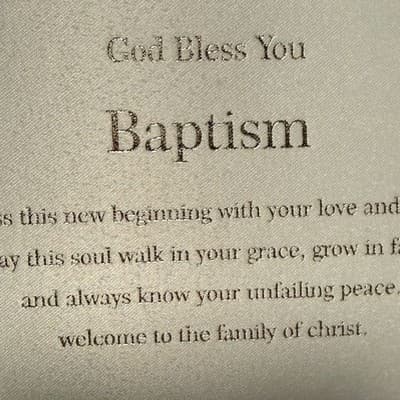Baptism Keepsake Gift Box for Christening Memento - Thumbnail 2