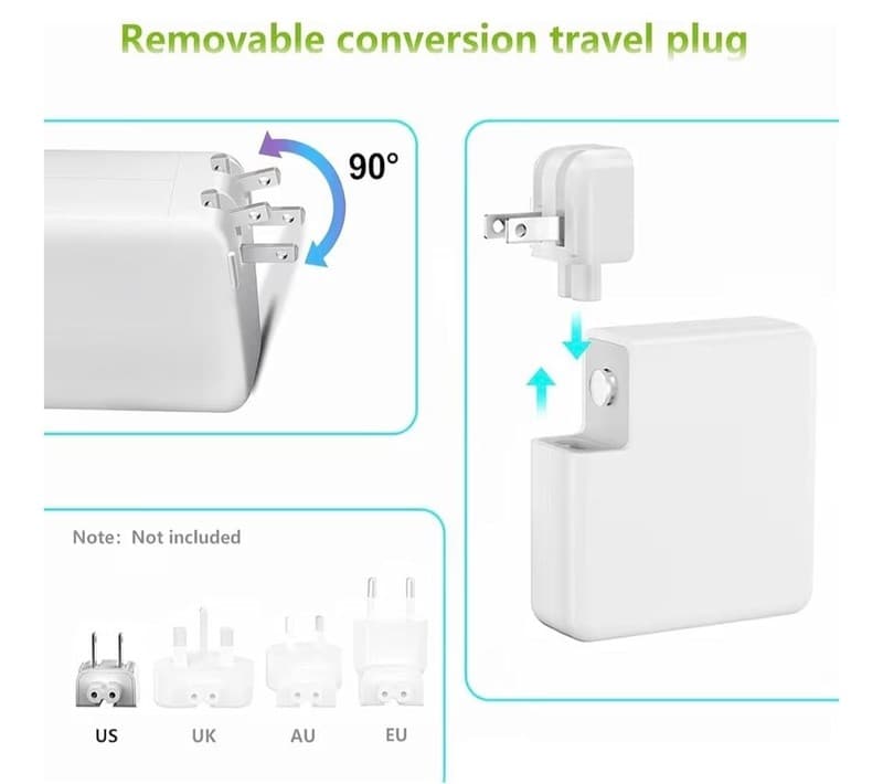 85W L-Tip Magnetic 1 Power Adapter Charger for MacBook Pro (Before Mid 2012) - Thumbnail 5