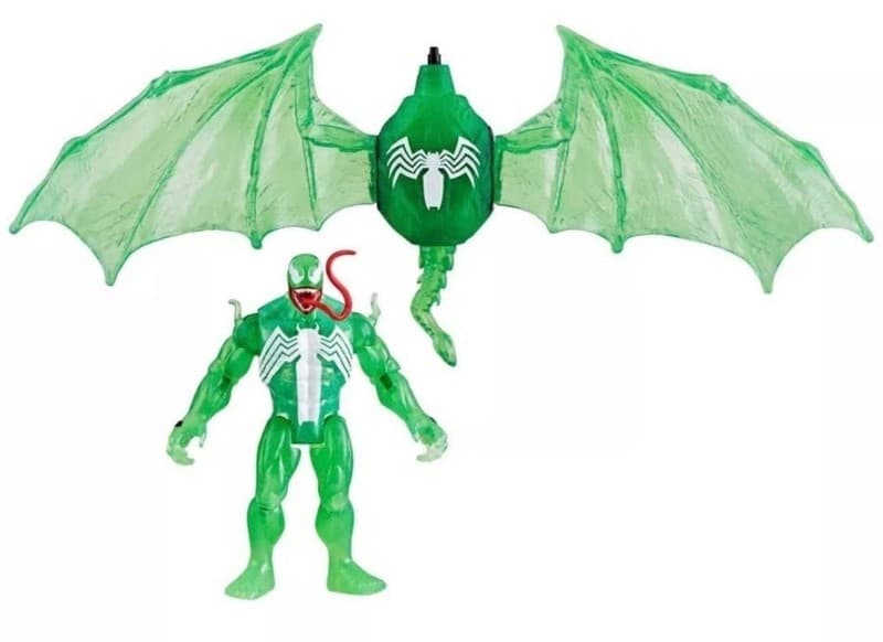Marvel Spider-Man Epic Hero Series Web Splashers Green Symbiote Action Figure - Thumbnail 3