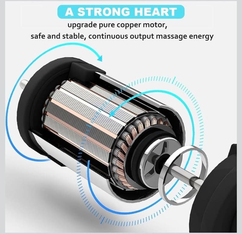 Mo Cuishle Shiatsu Neck and Shoulder Massager with Heat - 8 Deep Kneading Nodes - Thumbnail 7