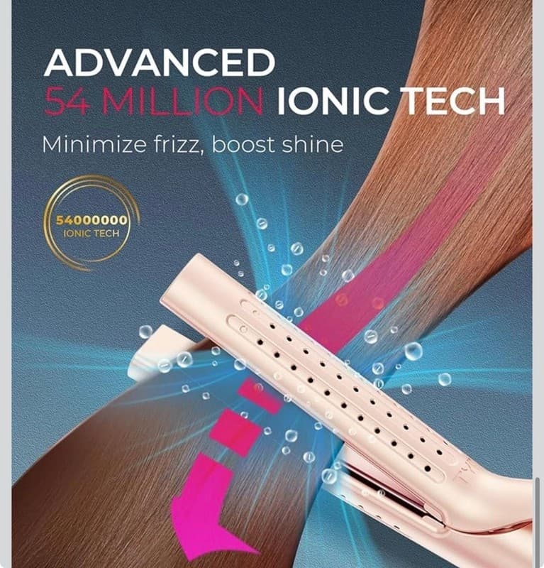 TYMO Airflow 2-in-1 Hair Straightener and Curler with Ionic Cooling - Thumbnail 8