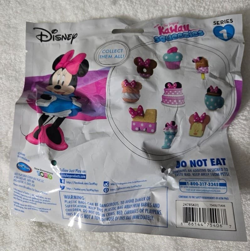 Disney The Original Kawaii Squeezies Series 1 Minnie Mouse Ice Cream Cone Squish - Thumbnail 2