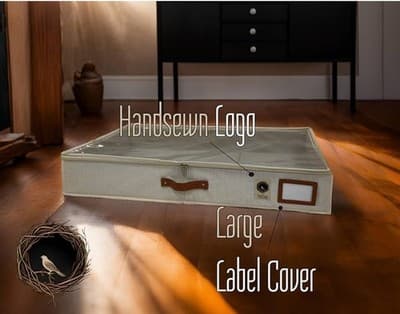 XL Underbed Storage Containers with See-Through Zip Lid, Thick Metal Zippers - Thumbnail 3