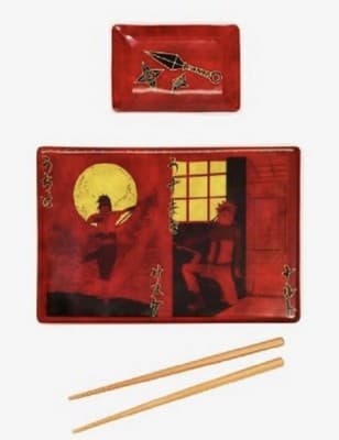Naruto Shippuden Exclusive Ninja Scroll Sushi Set - New! - Thumbnail 4