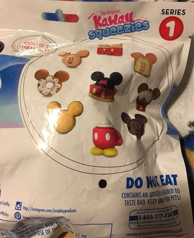 Disney The Original Kawaii Squeezies Series 1 Mickey Mouse Cupcake Squishy - Thumbnail 2