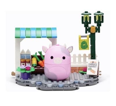 BLDR Squishmallows Squishbrik Patty's Farmers Market Patty Cow Building Set NIB - Thumbnail 2