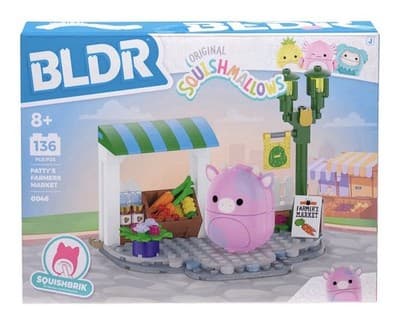 BLDR Squishmallows Squishbrik Patty's Farmers Market Patty Cow Building Set NIB - Thumbnail 3